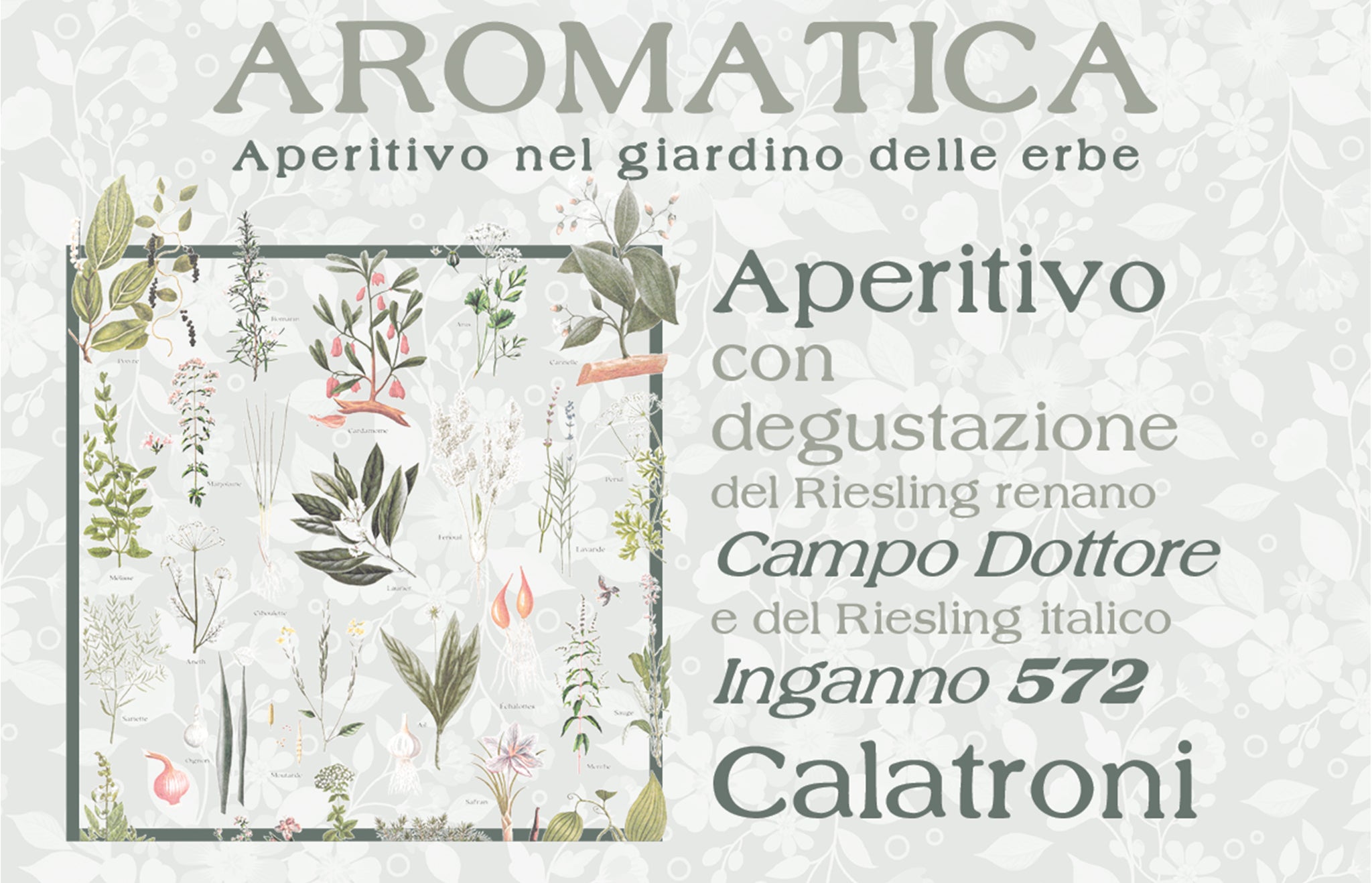 AROMATICA - Aperitivo nel giardino delle erbe