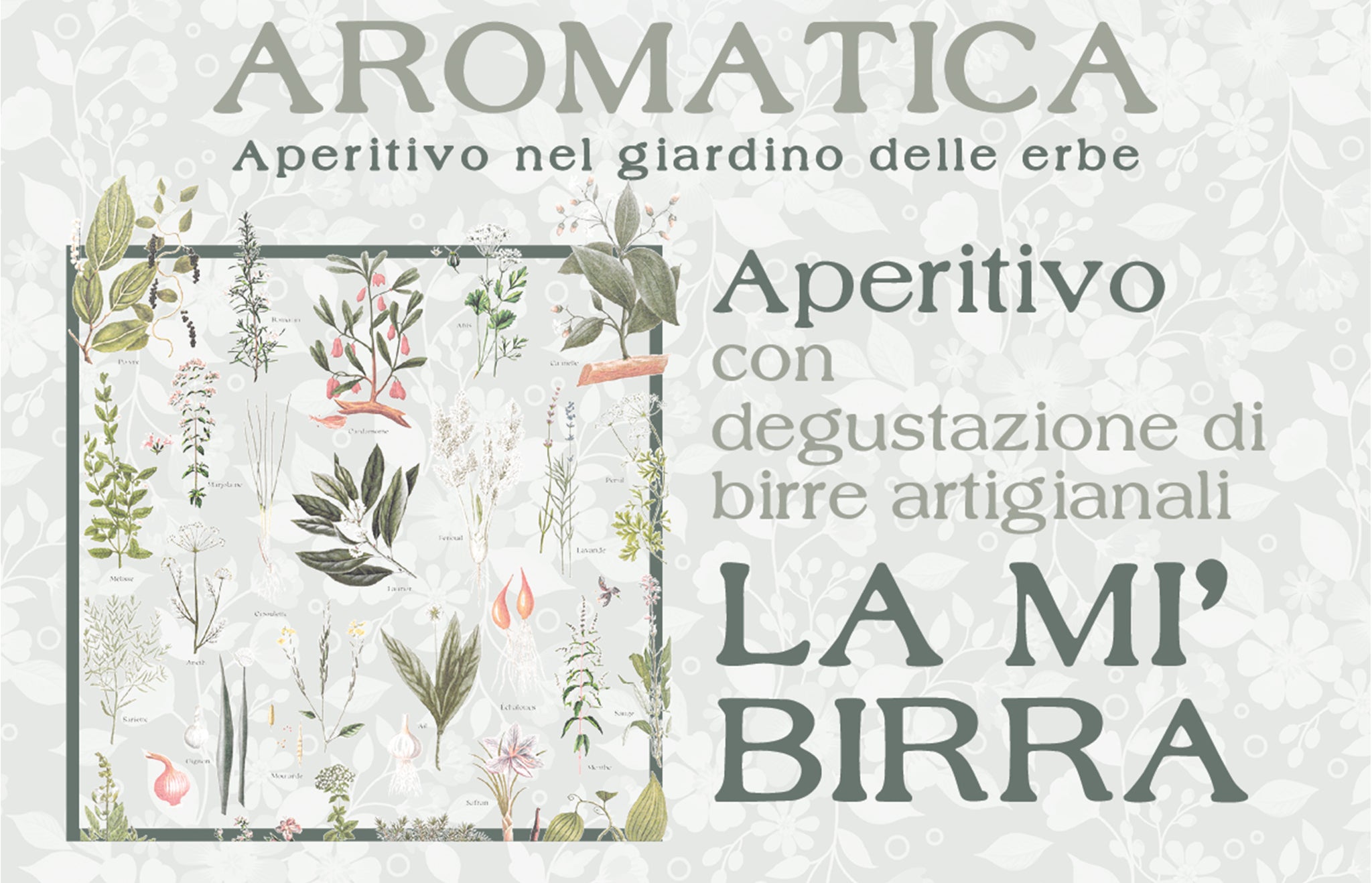 AROMATICA - Aperitivo nel giardino delle erbe